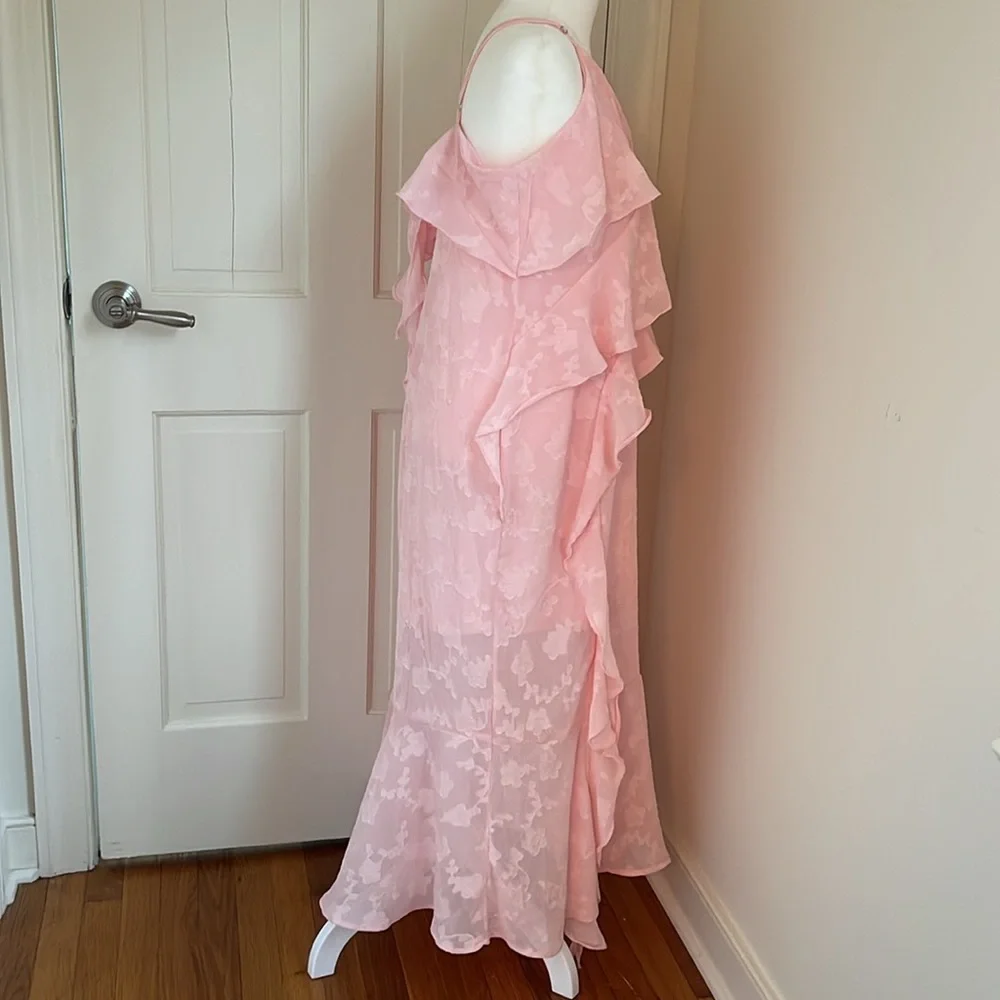 Pink Ruffle Midi Dress from wild fable - Picture 7 of 16